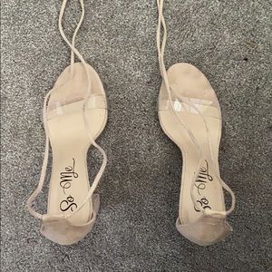 Lace-up, Nude heels